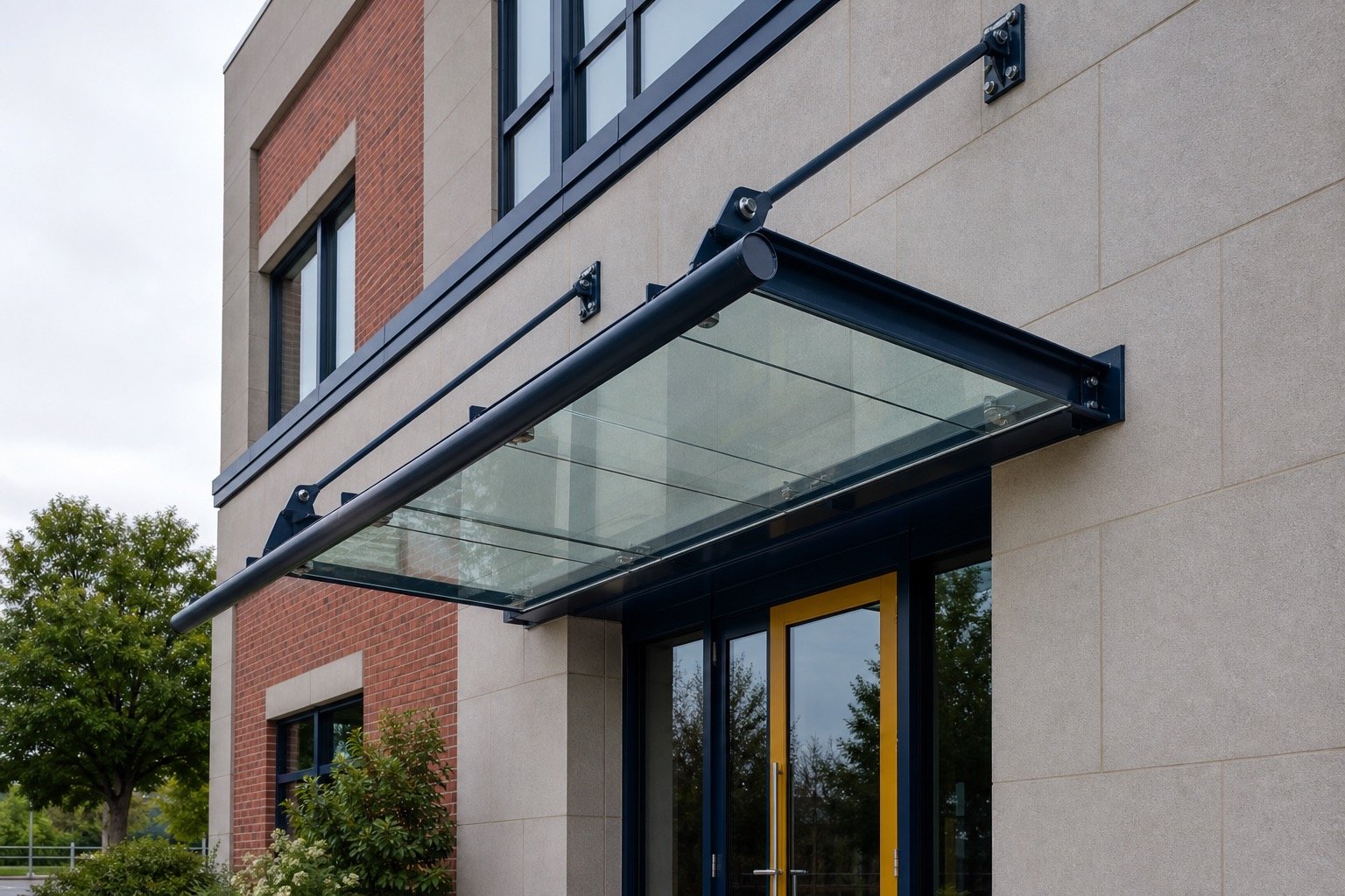 Site conditions considered for commercial glass installation planning