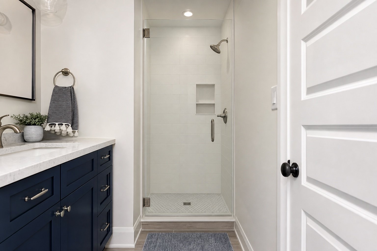 Single Pivot Shower Door example