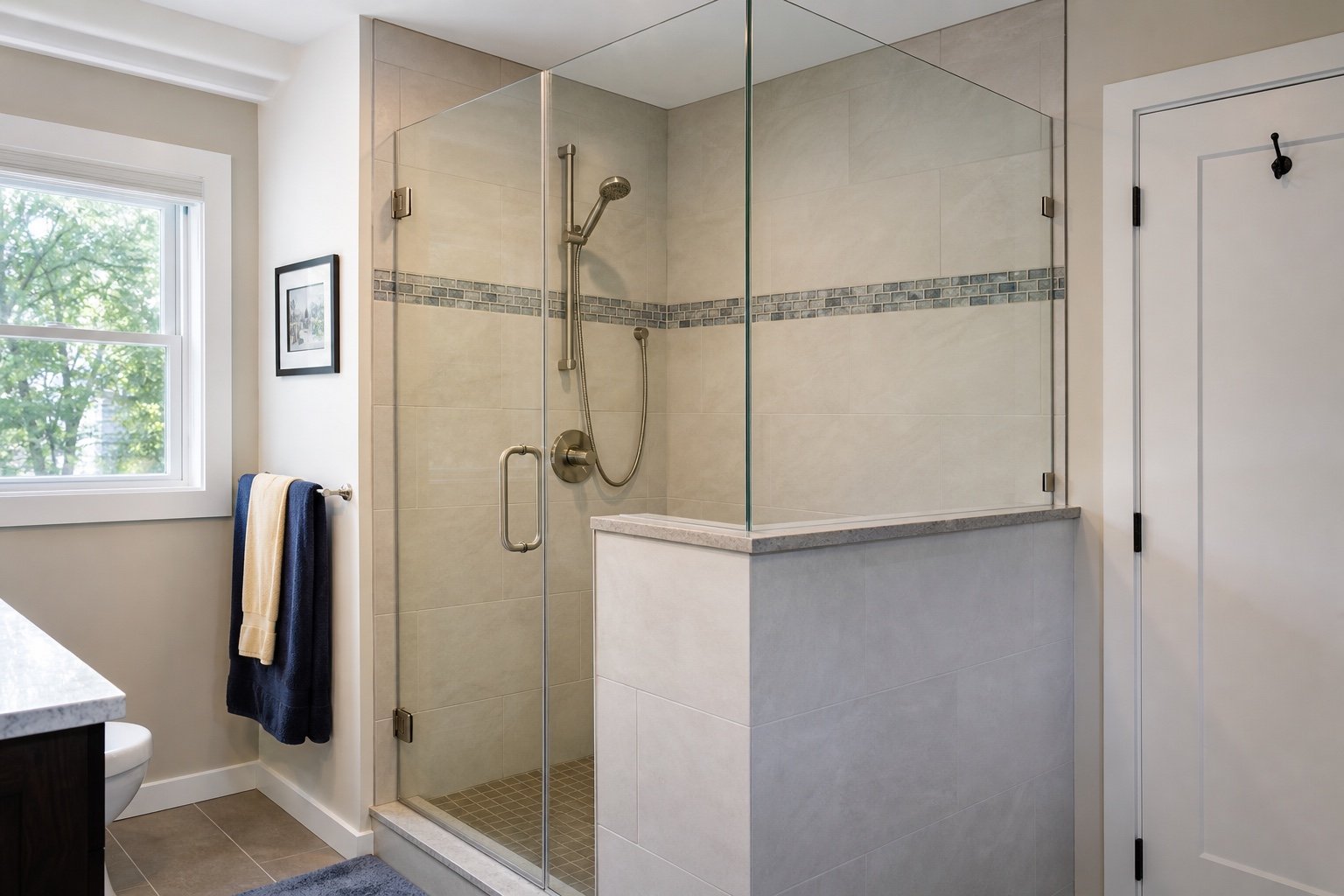 Details reviewed for Inline Pivot Door with Notched Panel