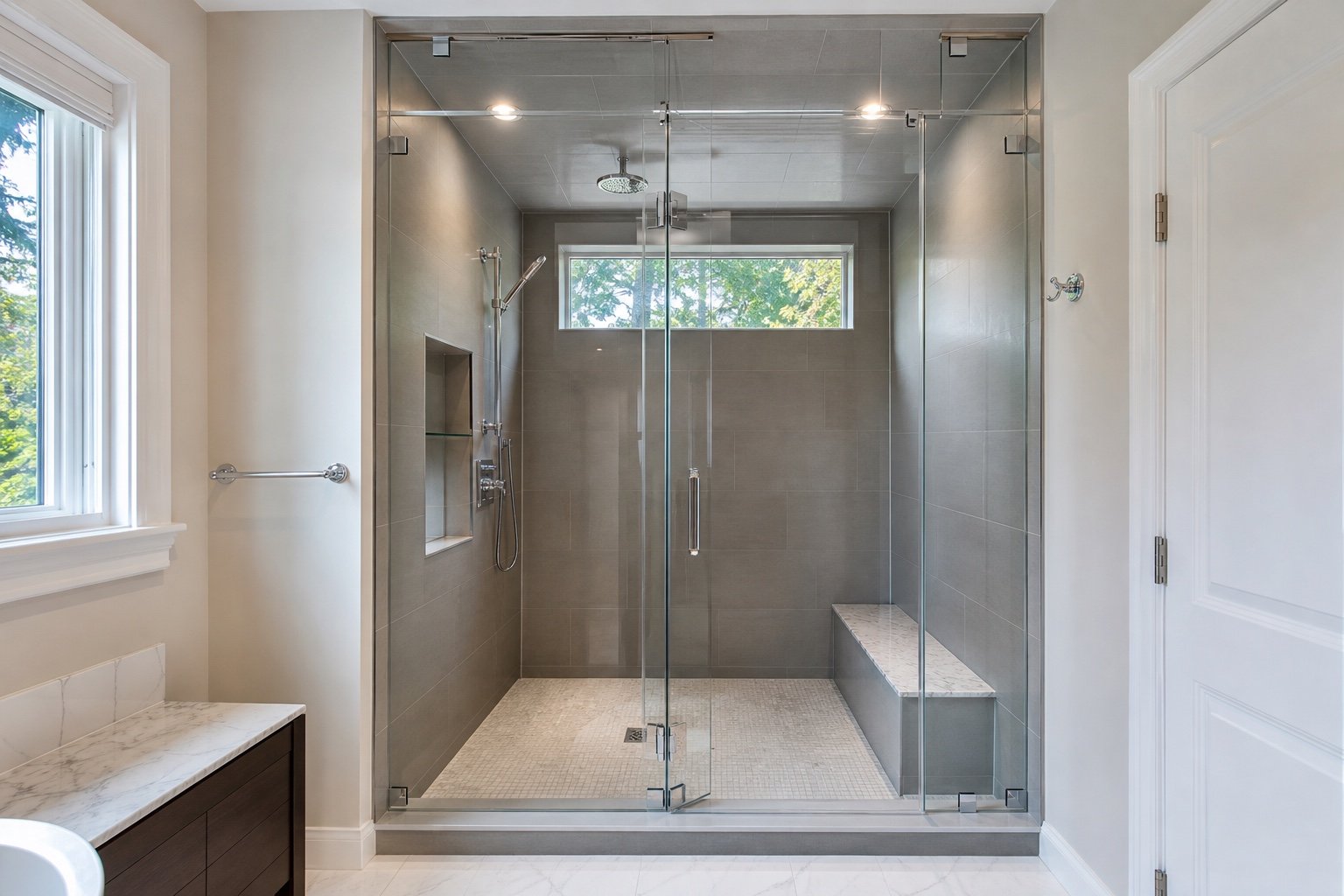Inline Steam Shower Enclosure example
