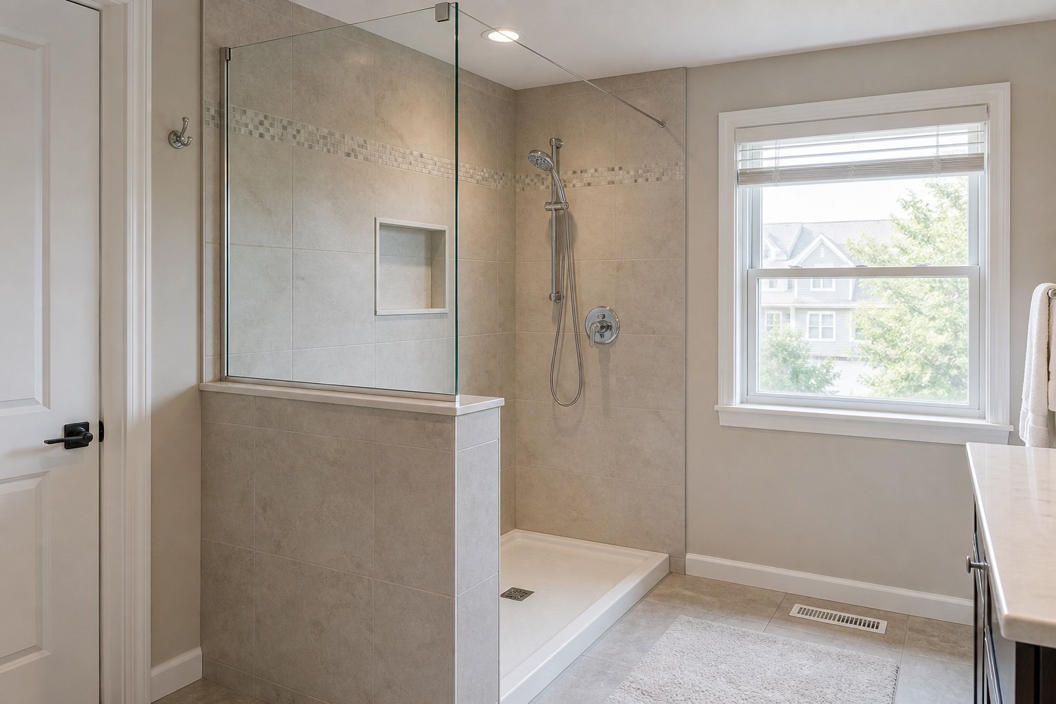Details reviewed for Walk-In Screen with Return Panel