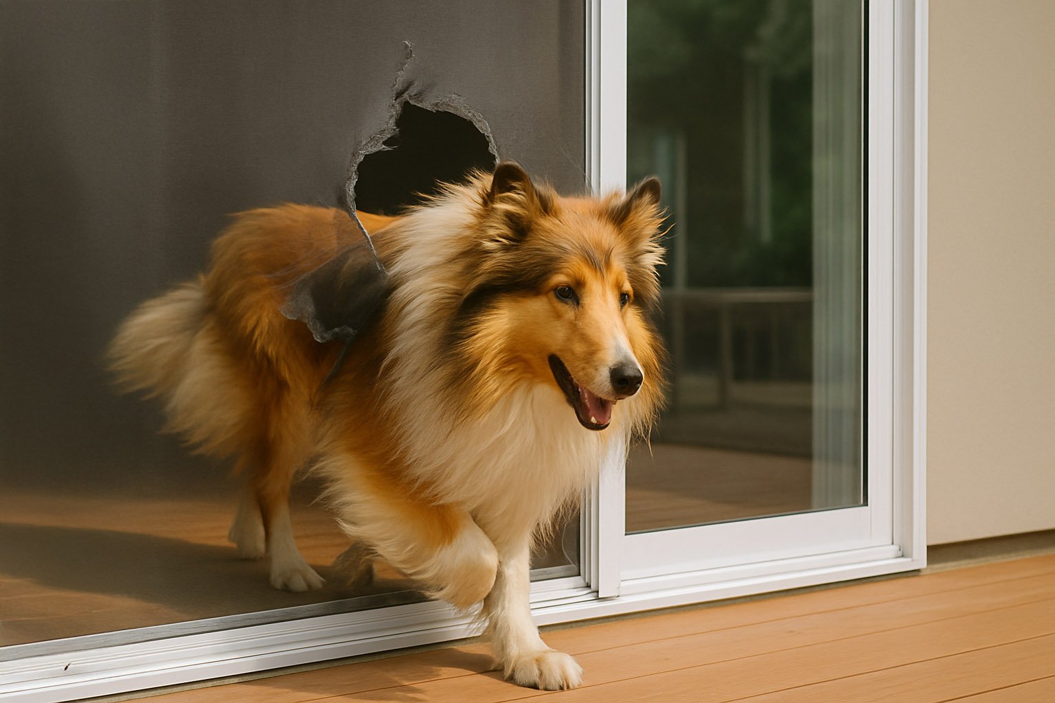 Pet Door Screen Projects example