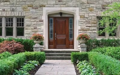 Single Door With Sidelights: A Practical Entryway Solution